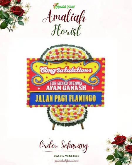 Sewa Papan Bunga Toso